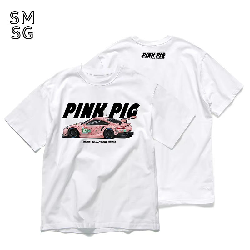 Porsche Shirt Pink Pig