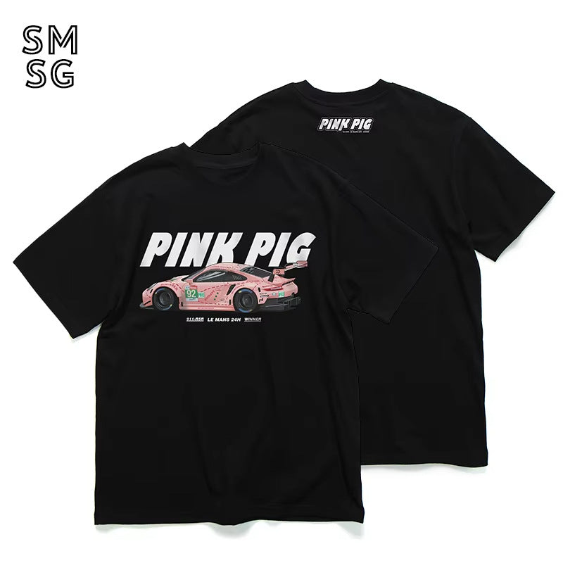 Porsche Shirt Pink Pig